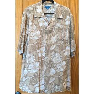 Puritan Men's Hawaiian Shirt 2XL‎ Tropical Pattern